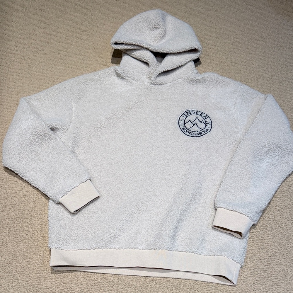 Scotch & Soda teddy bear fleece Hoodie w